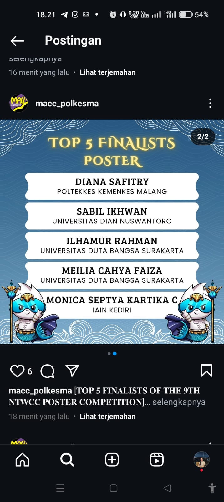 Pengumunan Top 5 Finalis Poster